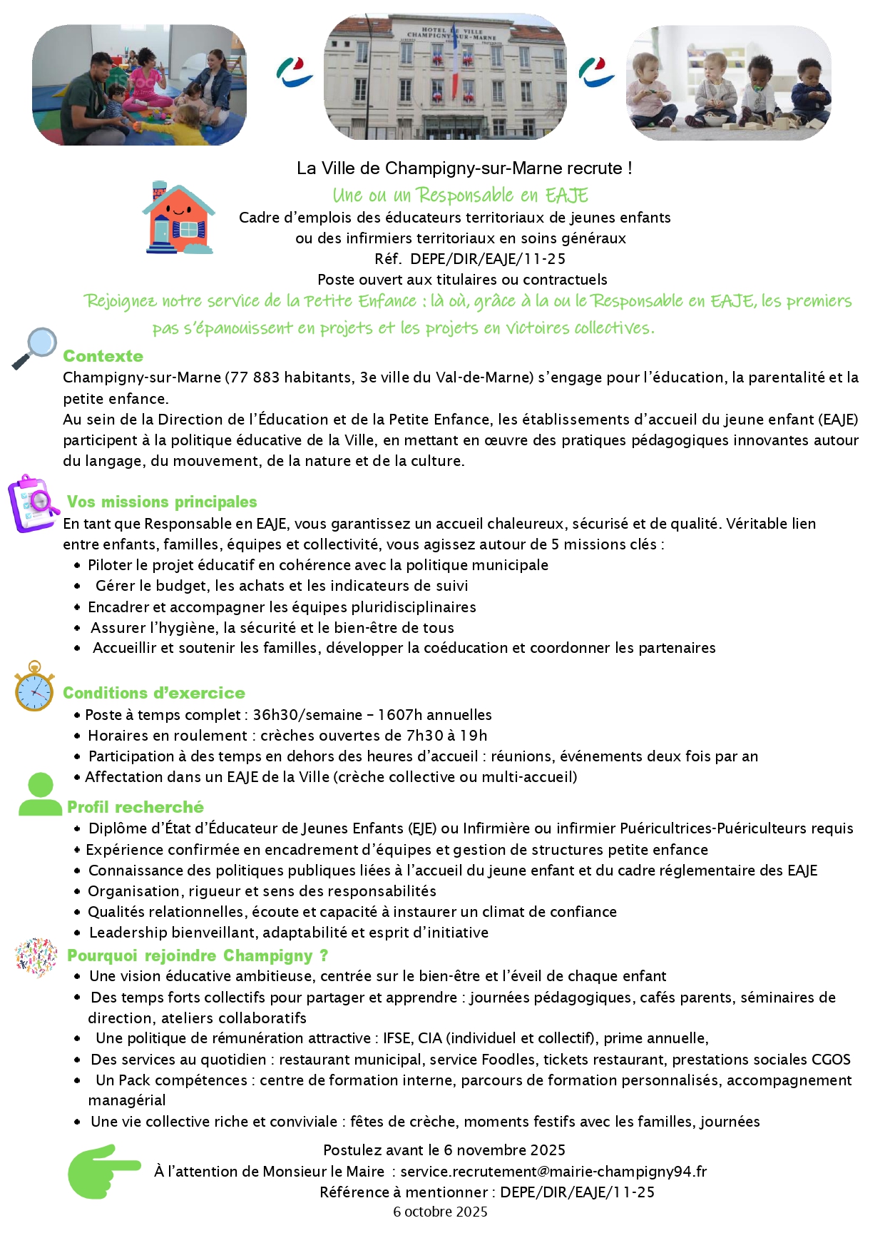 Une ou un Responsable en EAJE