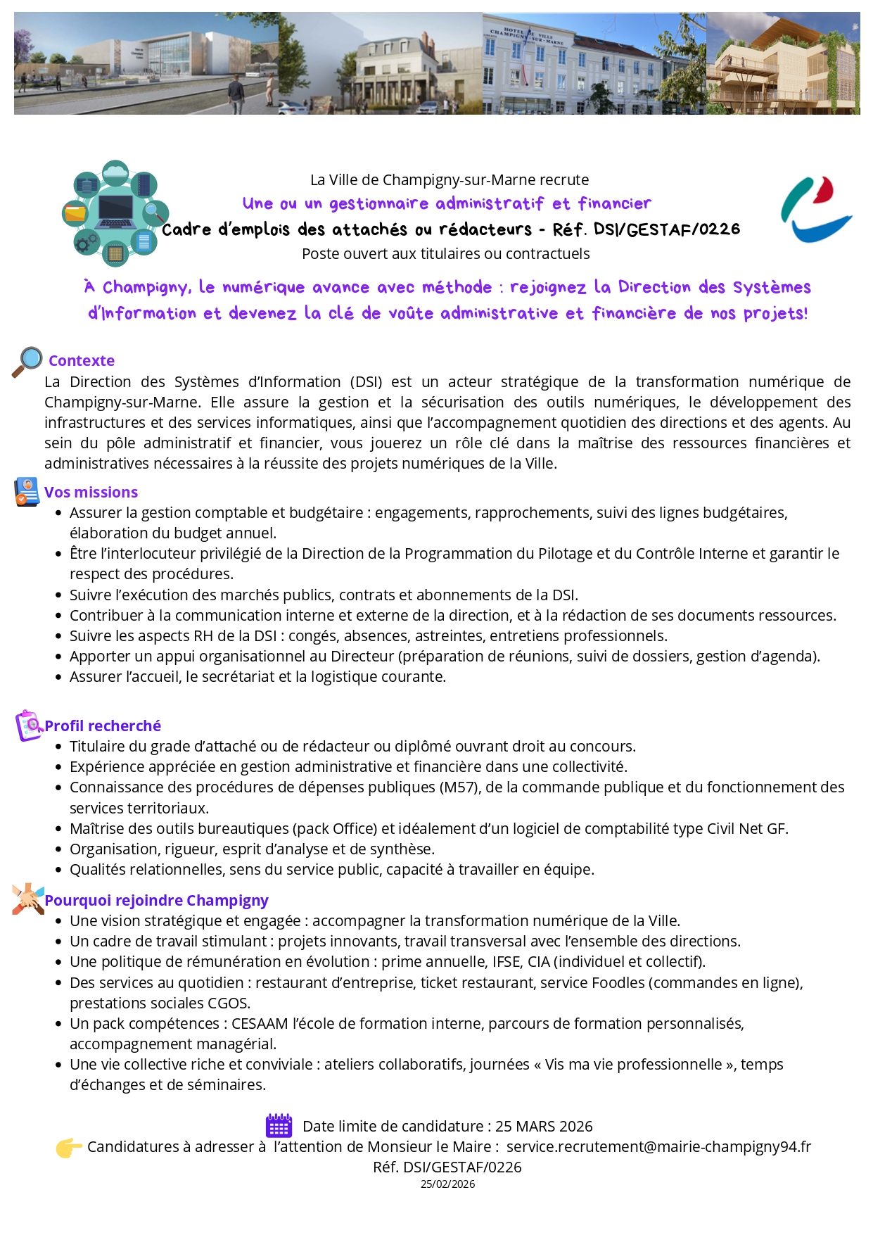 Une ou un gestionnaire administratif et financier