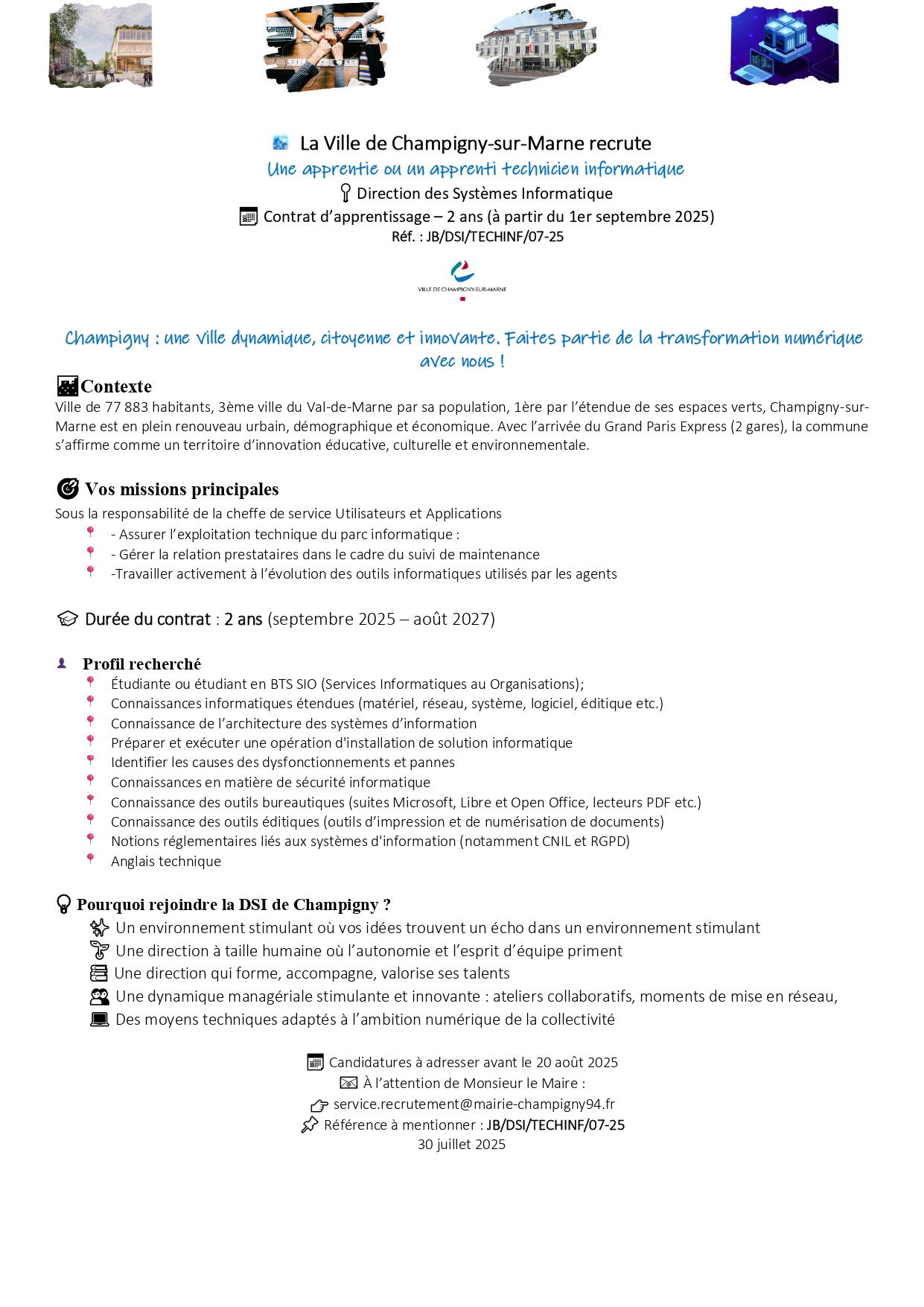 Une apprentie ou un apprenti technicien informatique