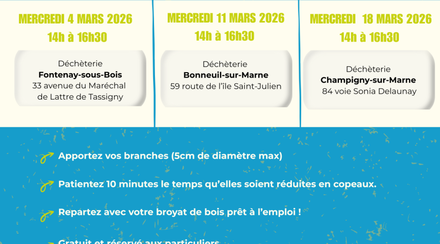 Opération broyage végétaux