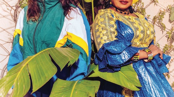 Eve Risser et Naïny Diabaté