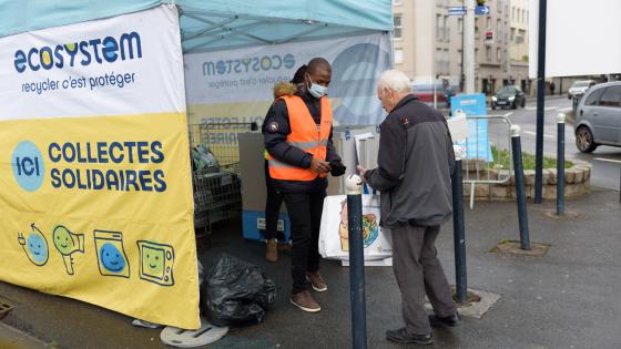 Collecte solidaire des déchets